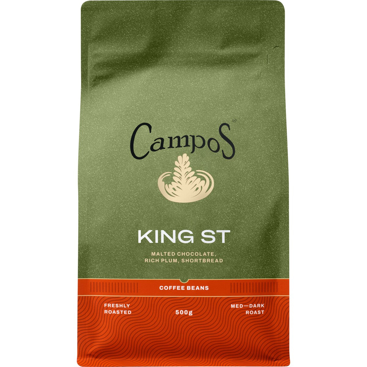 Campos King St Coffee Beans Creamy & Balanced Blend 500g