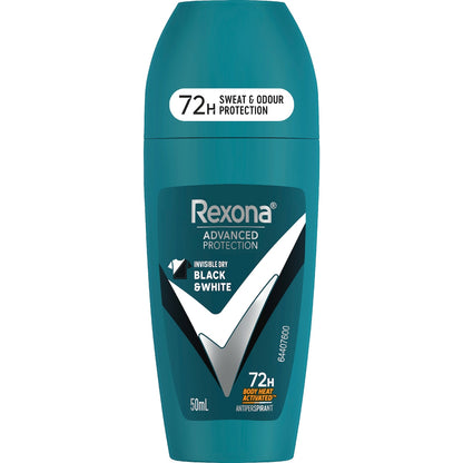 Rexona Men Advanced 72hr Deodorant Roll On Invisible Dry 50ml