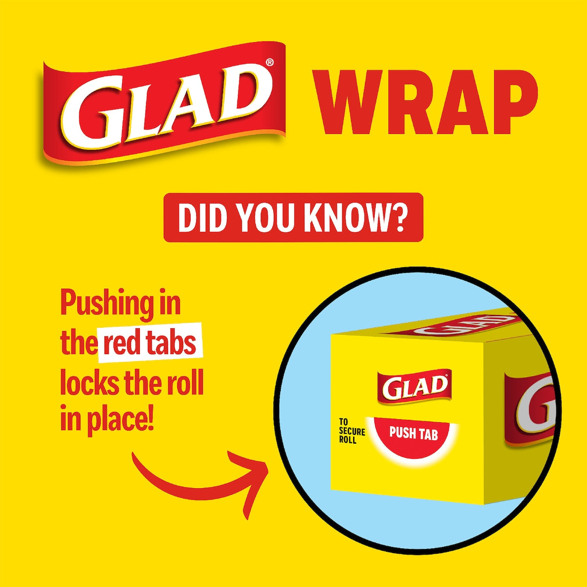Glad Cling Wrap 60m Each