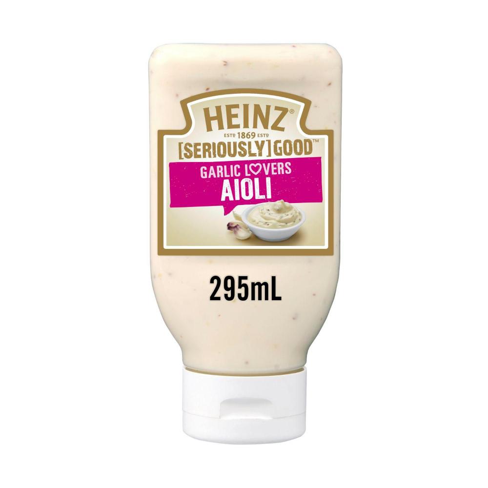 Heinz Mayo Seriously Good Garlic Lovers Aioli - 295mL