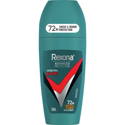 Rexona Men Advanced 72hr Deodorant Roll On Sport 50ml