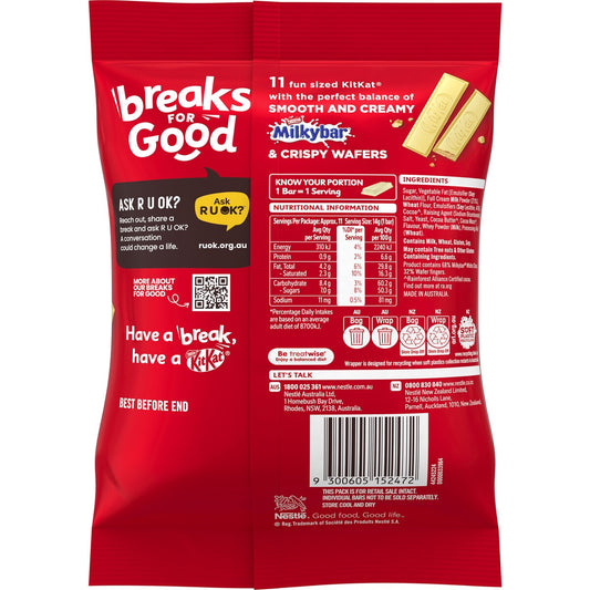 Kitkat Milky Bar Share Pack 154g
