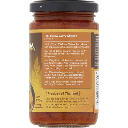 Valcom Paste Yellow Curry 230g