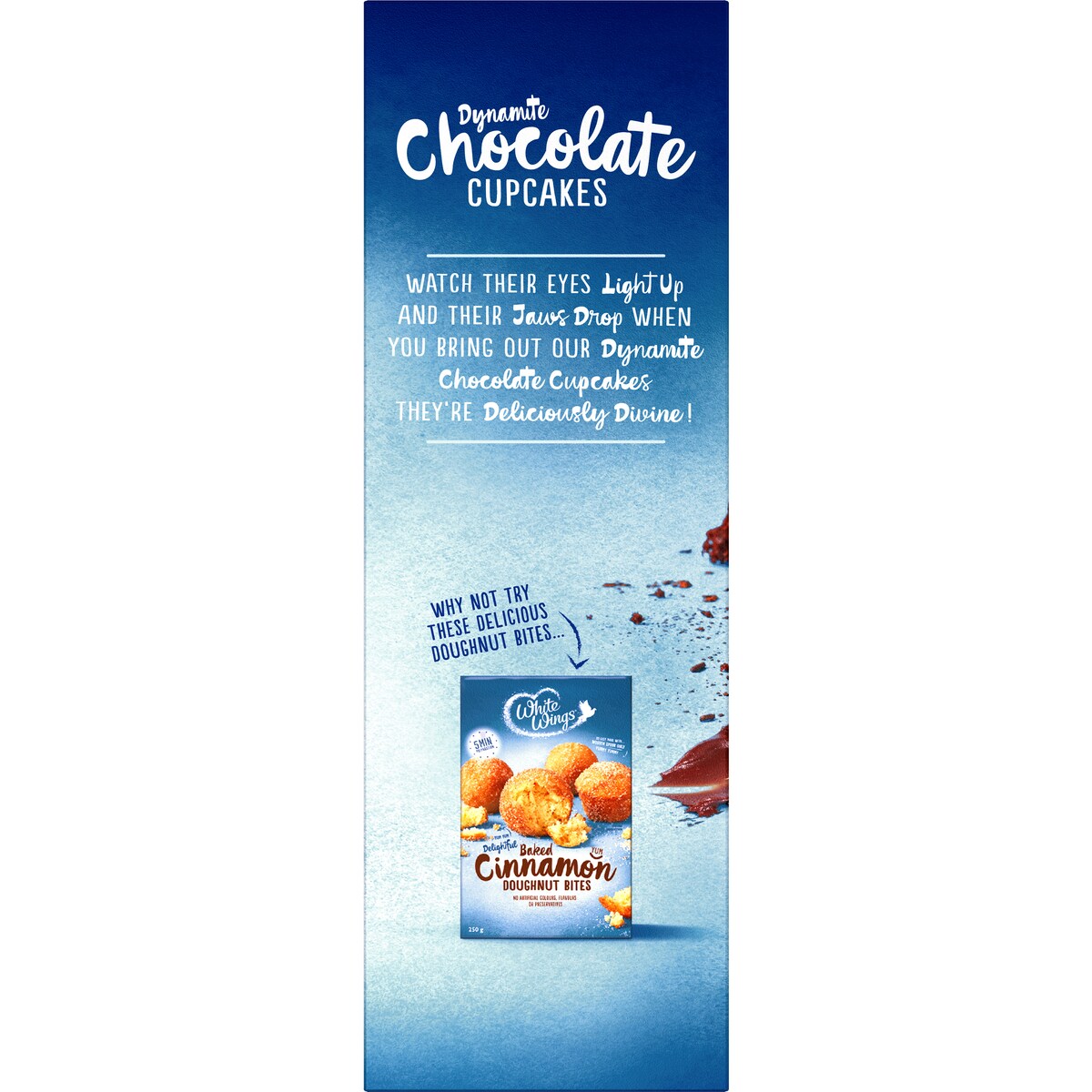 White Wings Cupcake Mix Chocolate 410g