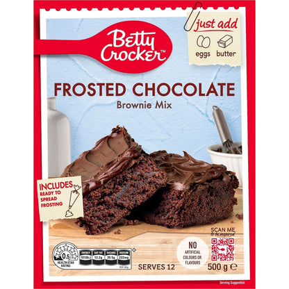 Betty Crocker Frosted Chocolate Brownie Mix 500g