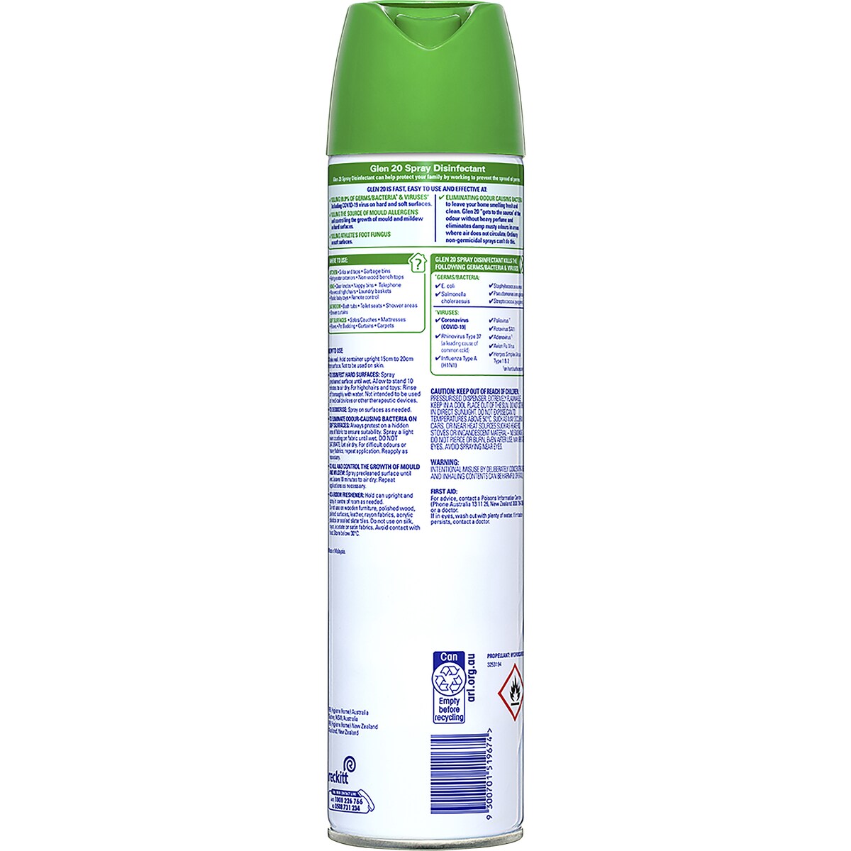 Glen 20 All-In-One Citrus Breeze Disinfectant Spray 490g
