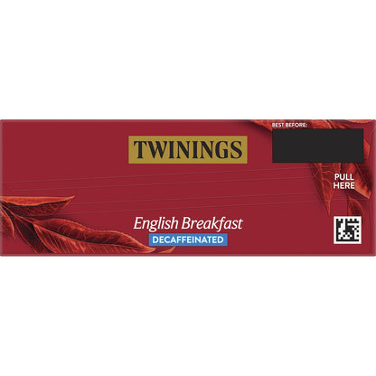 Twinings English Breakfast Tea Bags Decaffeinated 80 pack