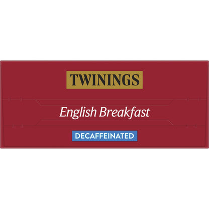 Twinings English Breakfast Tea Bags Decaffeinated 80 pack