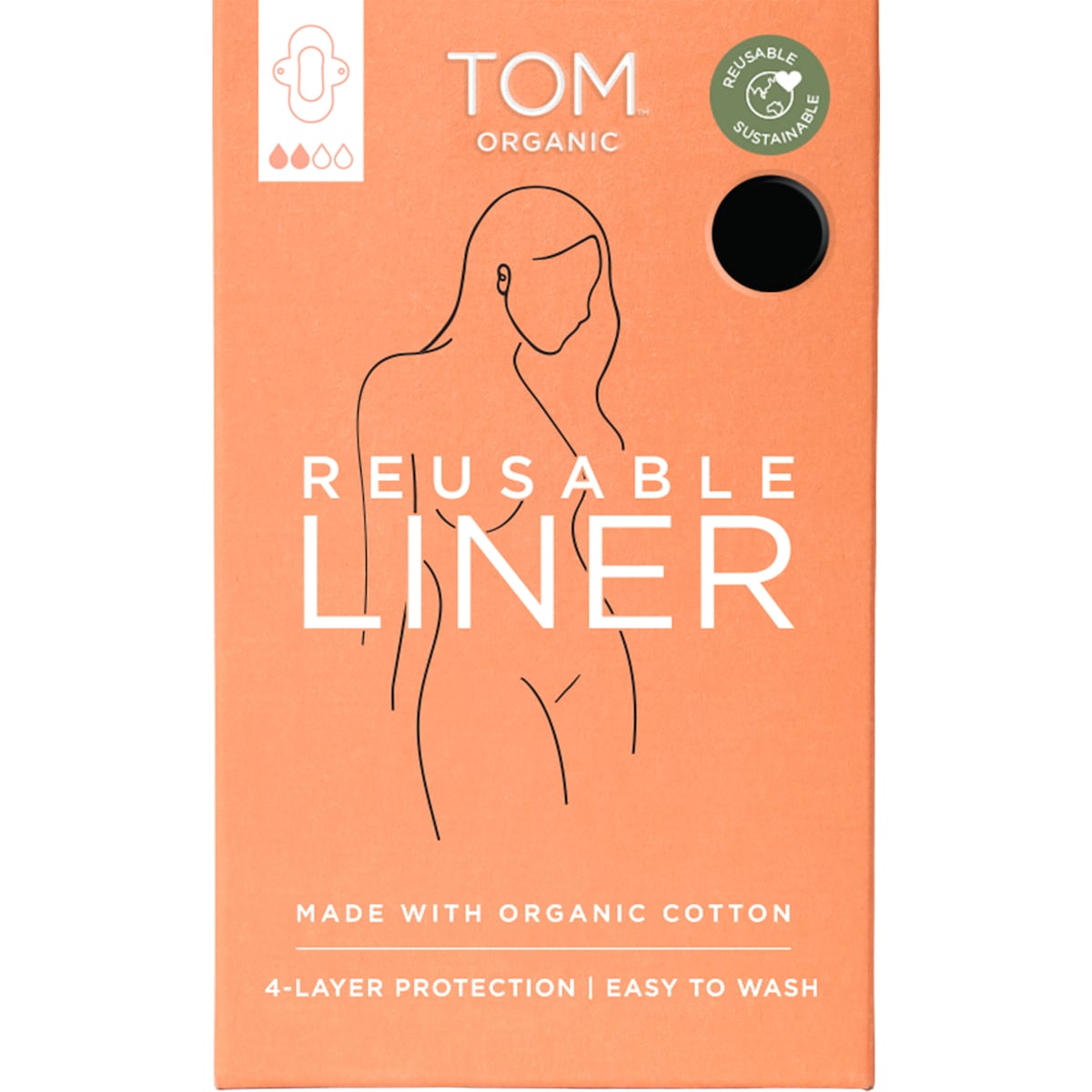 Tom Organic Reusable Liner Light Each