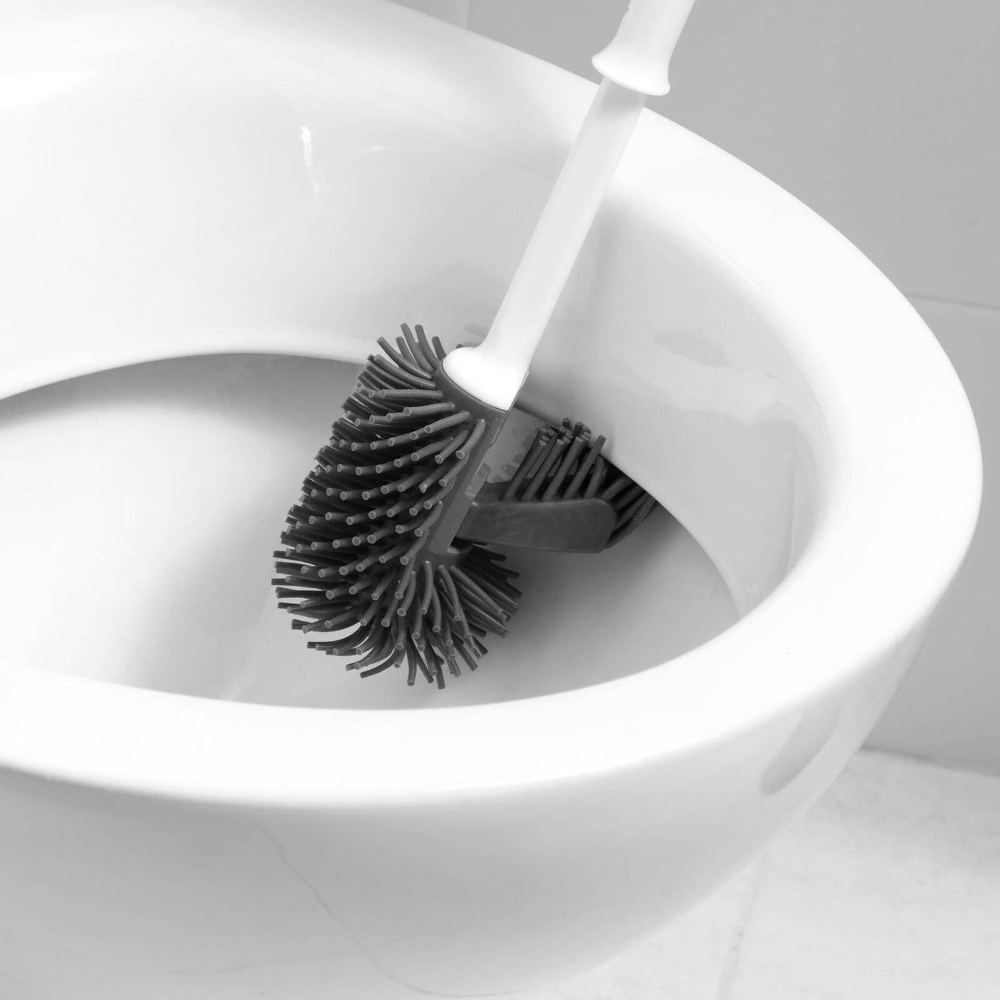 Beldray Antibac Silicone Toilet Brush - 135 x 405mm - White