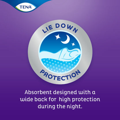 Tena Incontinence Pads Maxi Night Wide Back Long Length 6 Pack