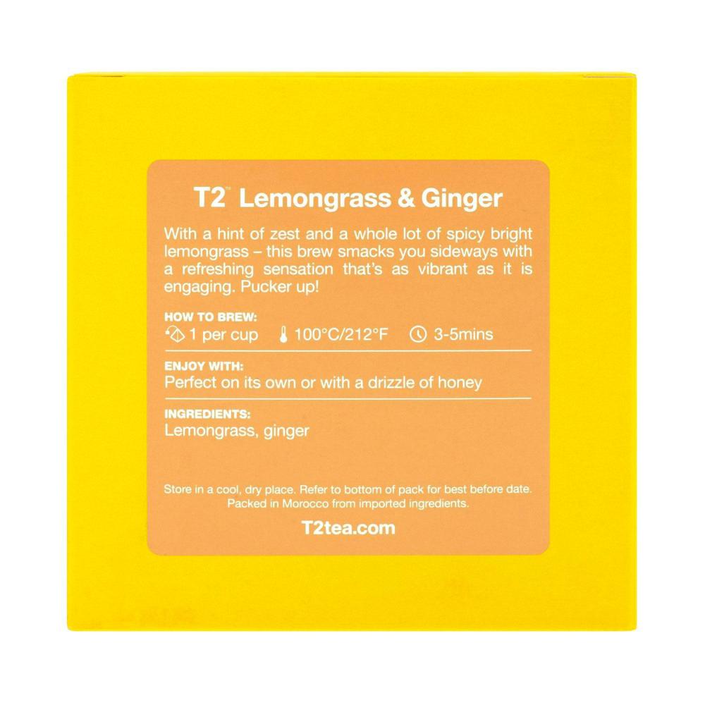 T2 Lemongrass & Ginger Herbal Tea Bags 25 Pack - 50g