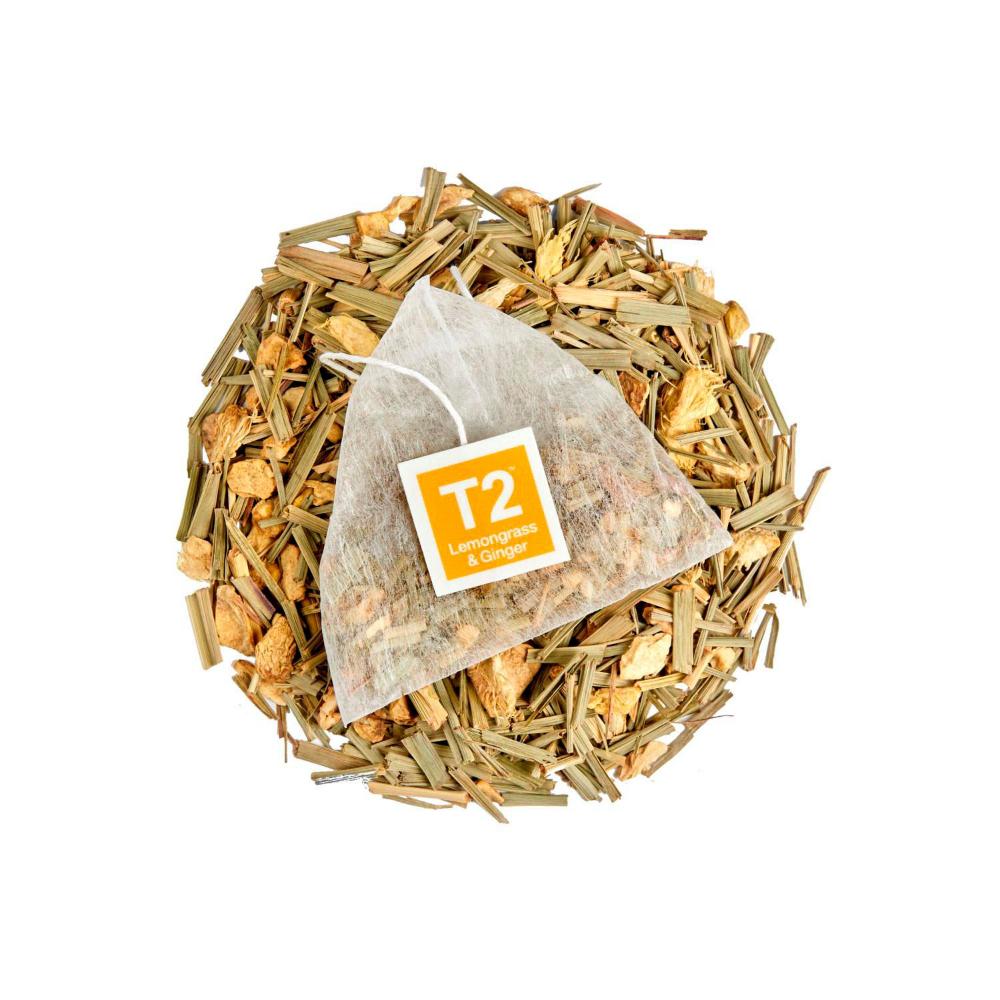 T2 Lemongrass & Ginger Herbal Tea Bags 25 Pack - 50g