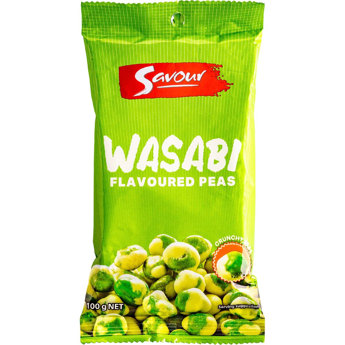 Savour Snacks Peas Wasabi Flavoured 100g