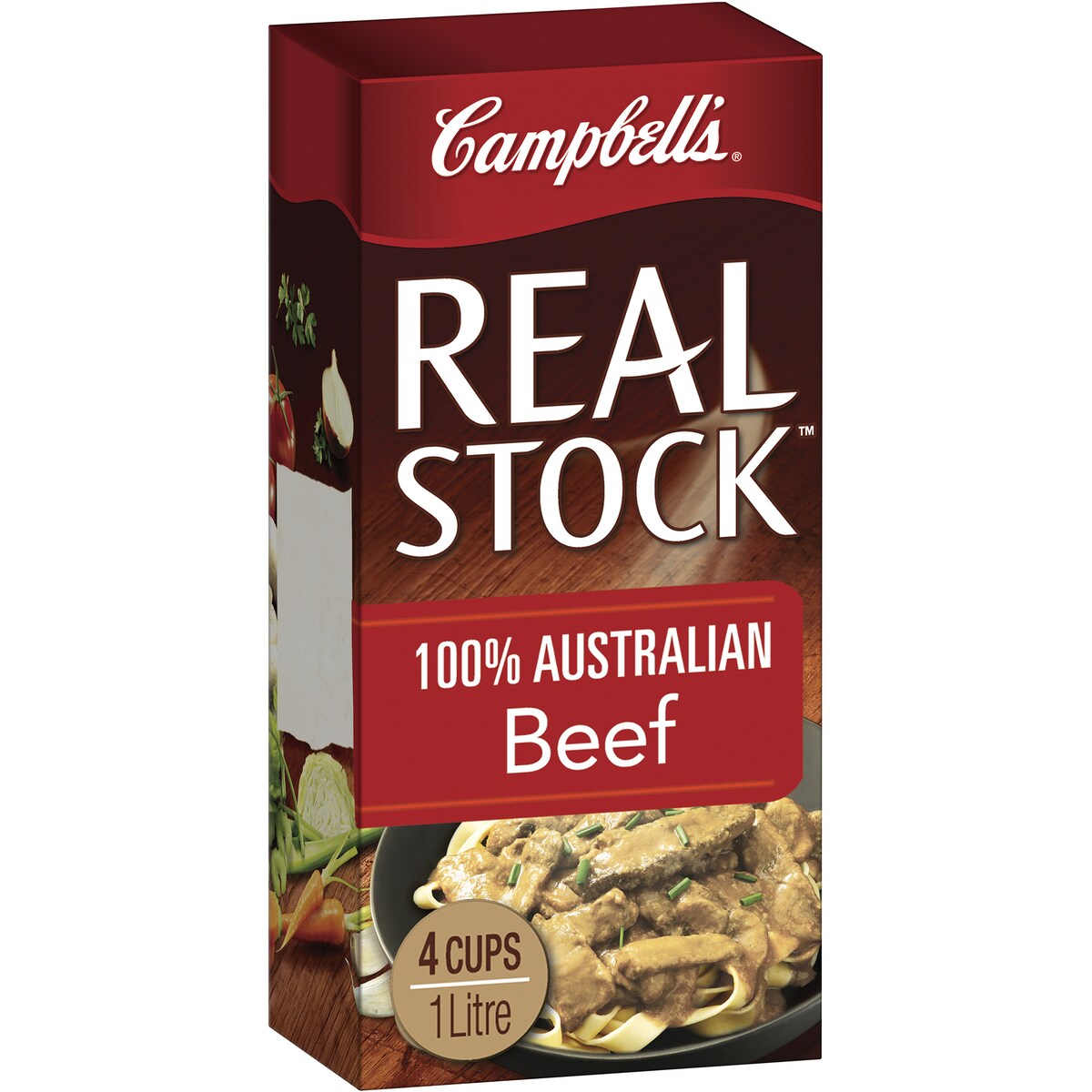 Campbells Real Stock Beef Liquid Stock 1L