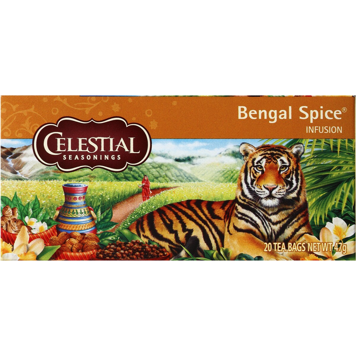 Celestial Seasonings Bengal Spice Herbal Tea Bags 20 pack