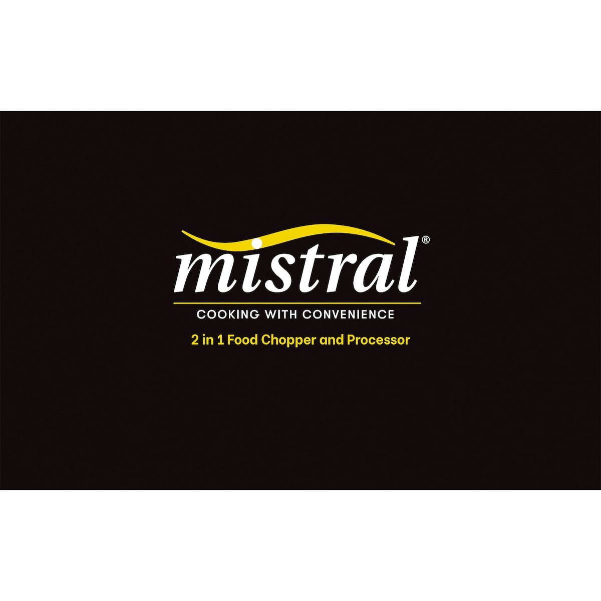 Mistral 2 In 1 Food Processor Chopper Each
