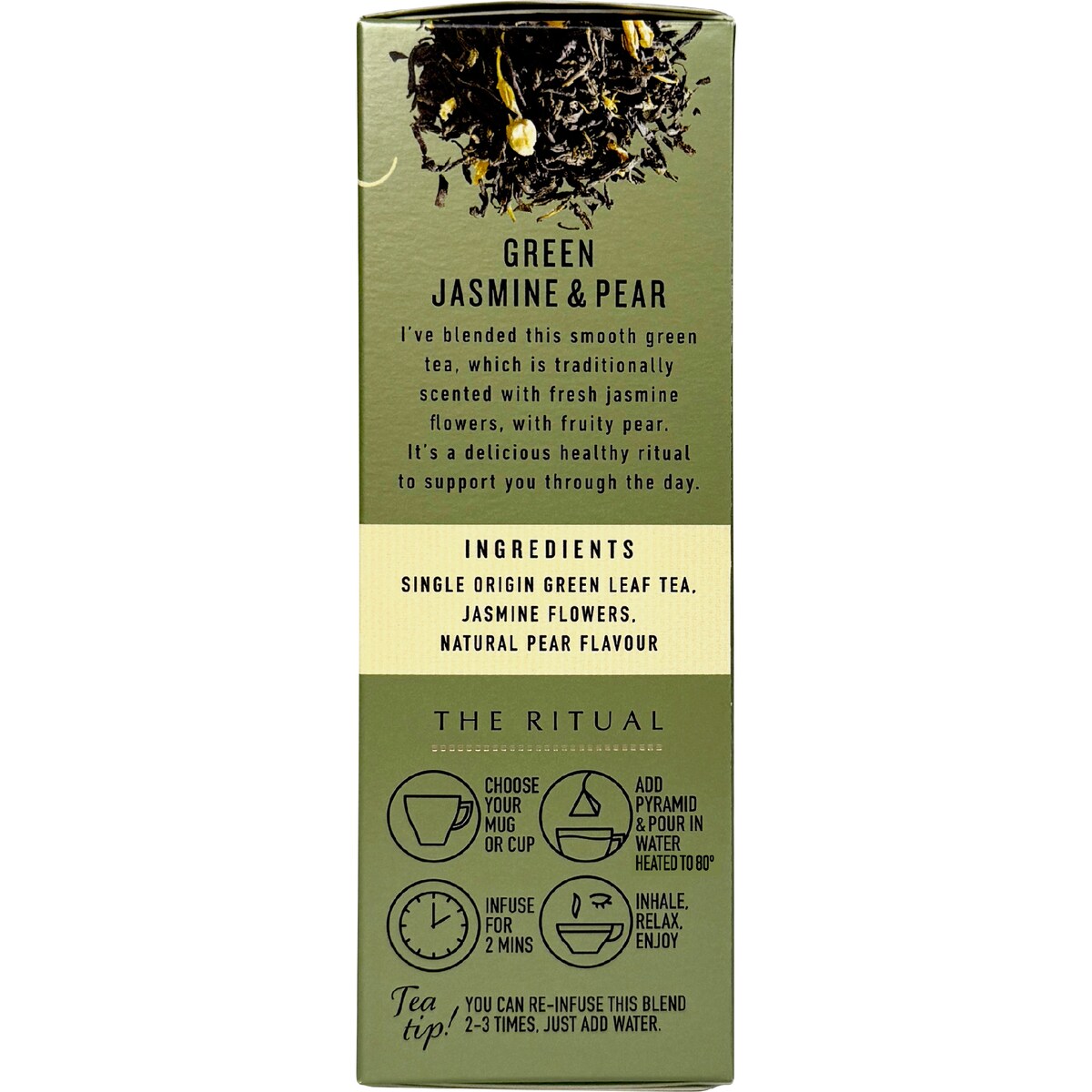 Madame Flavour Green Jasmine & Pear Tea Pods 18 pack