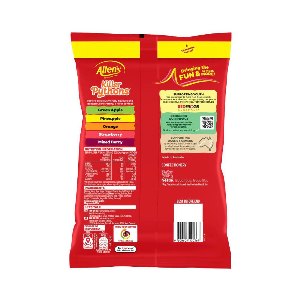 Allens Killer Pythons - 1 KG