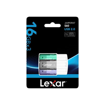 USB 2.0 16gb Flash Drive - 3 Pack