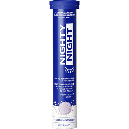 Nighty Night Sleep Effervescent Elderberry 14 Pack