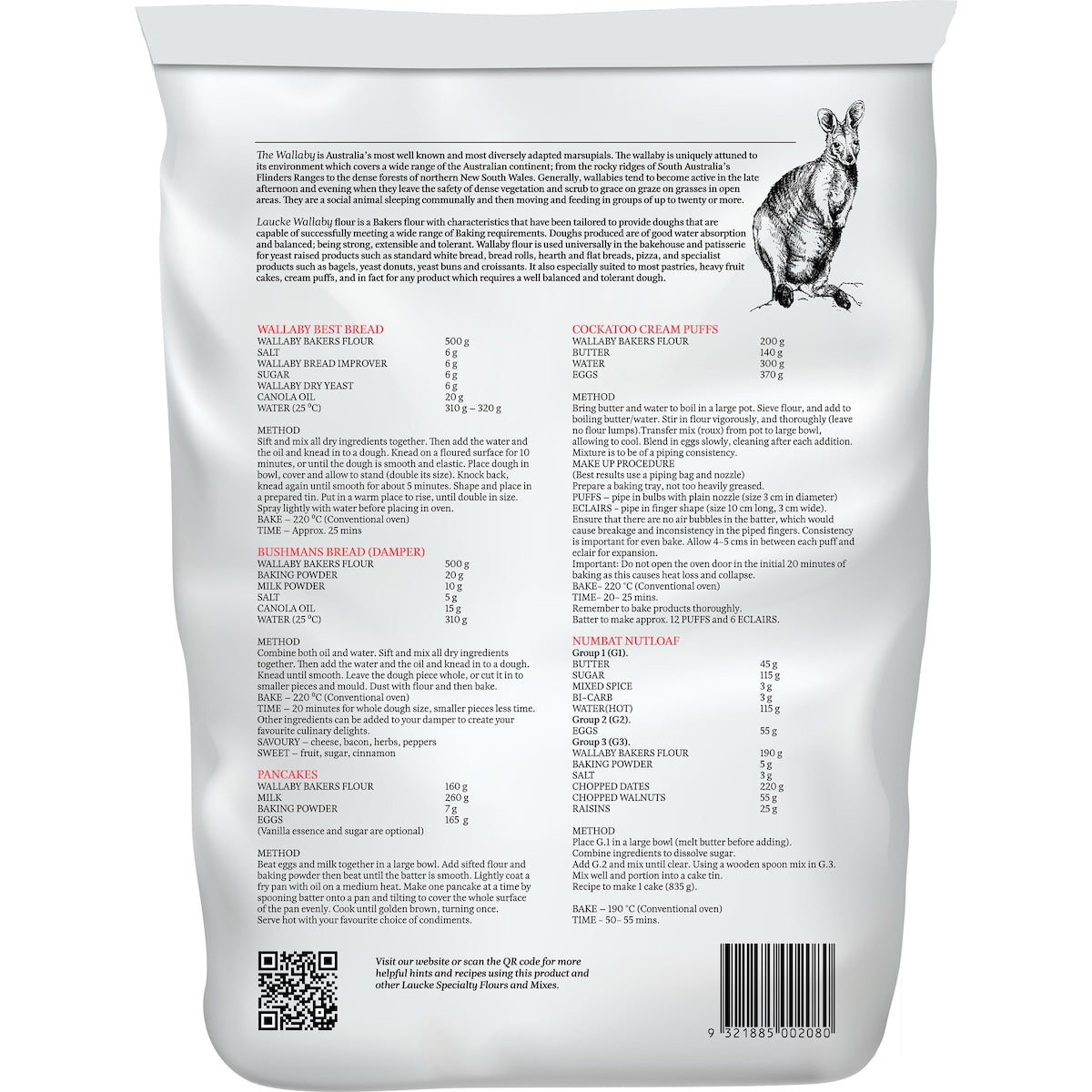 Wallaby Bakers Flour 5kg