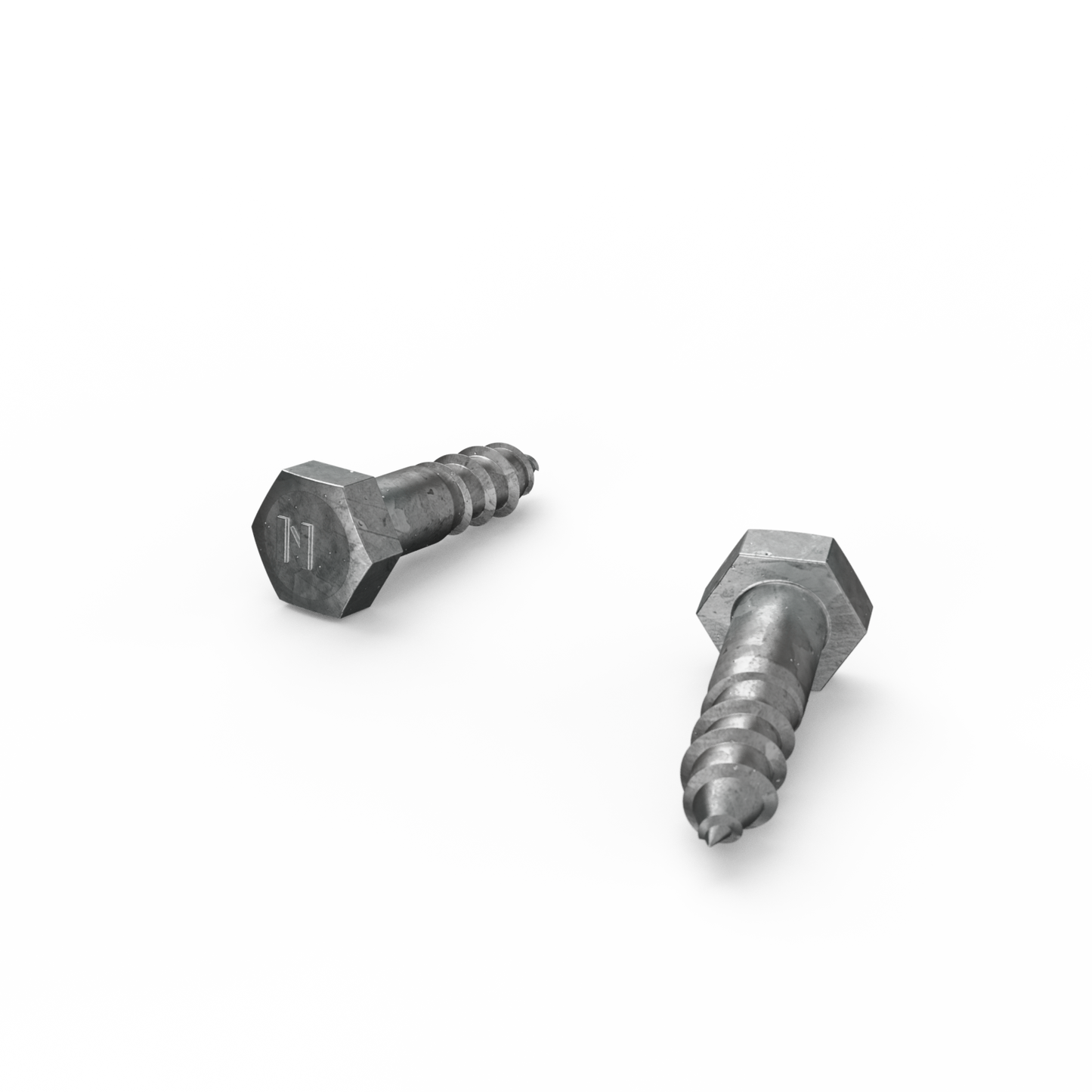 Zenith Hot Dip Galvanised Hex Head Coach Screws - M10 x 40mm - 25 Pack
