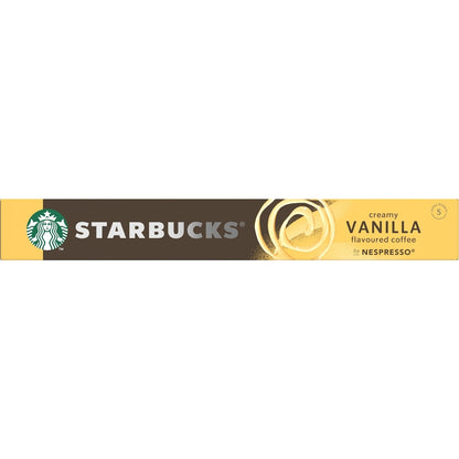 Starbucks By Nespresso Creamy Vanilla Coffee Pods 10 Pack