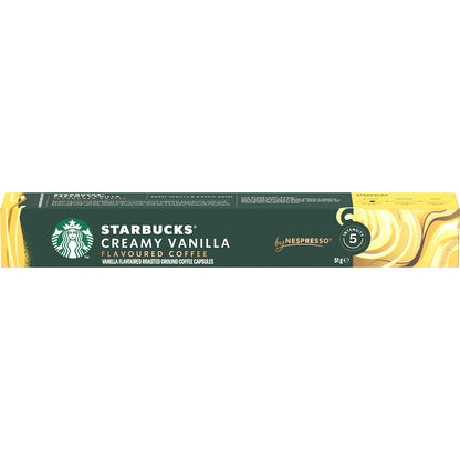 Starbucks By Nespresso Creamy Vanilla Coffee Pods 10 Pack