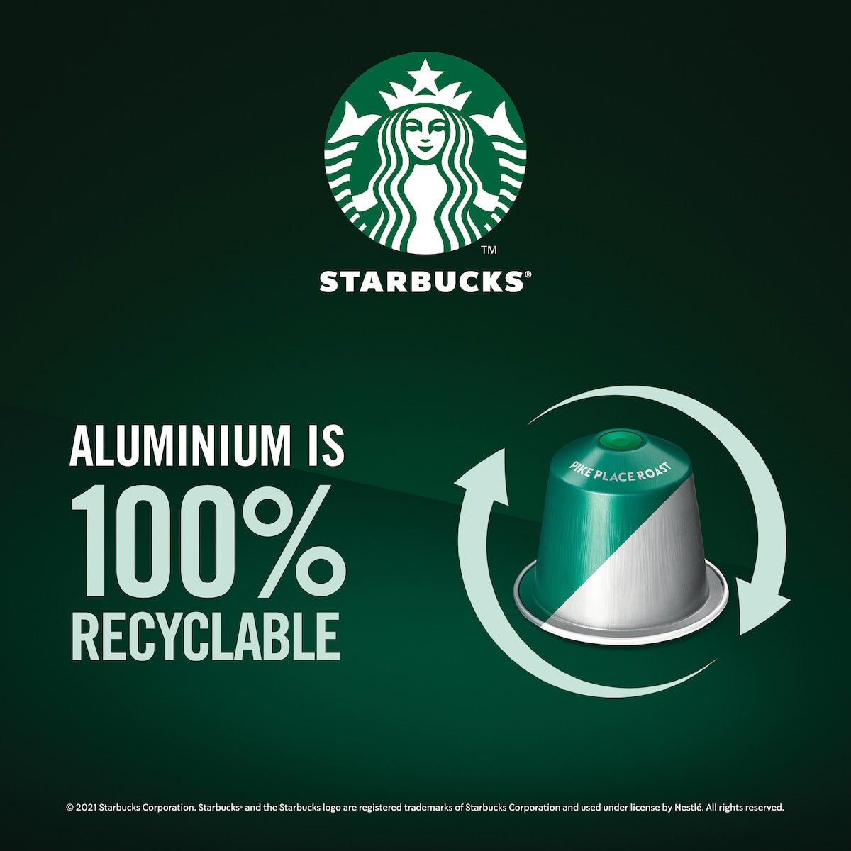 Starbucks By Nespresso Creamy Vanilla Coffee Pods 10 Pack