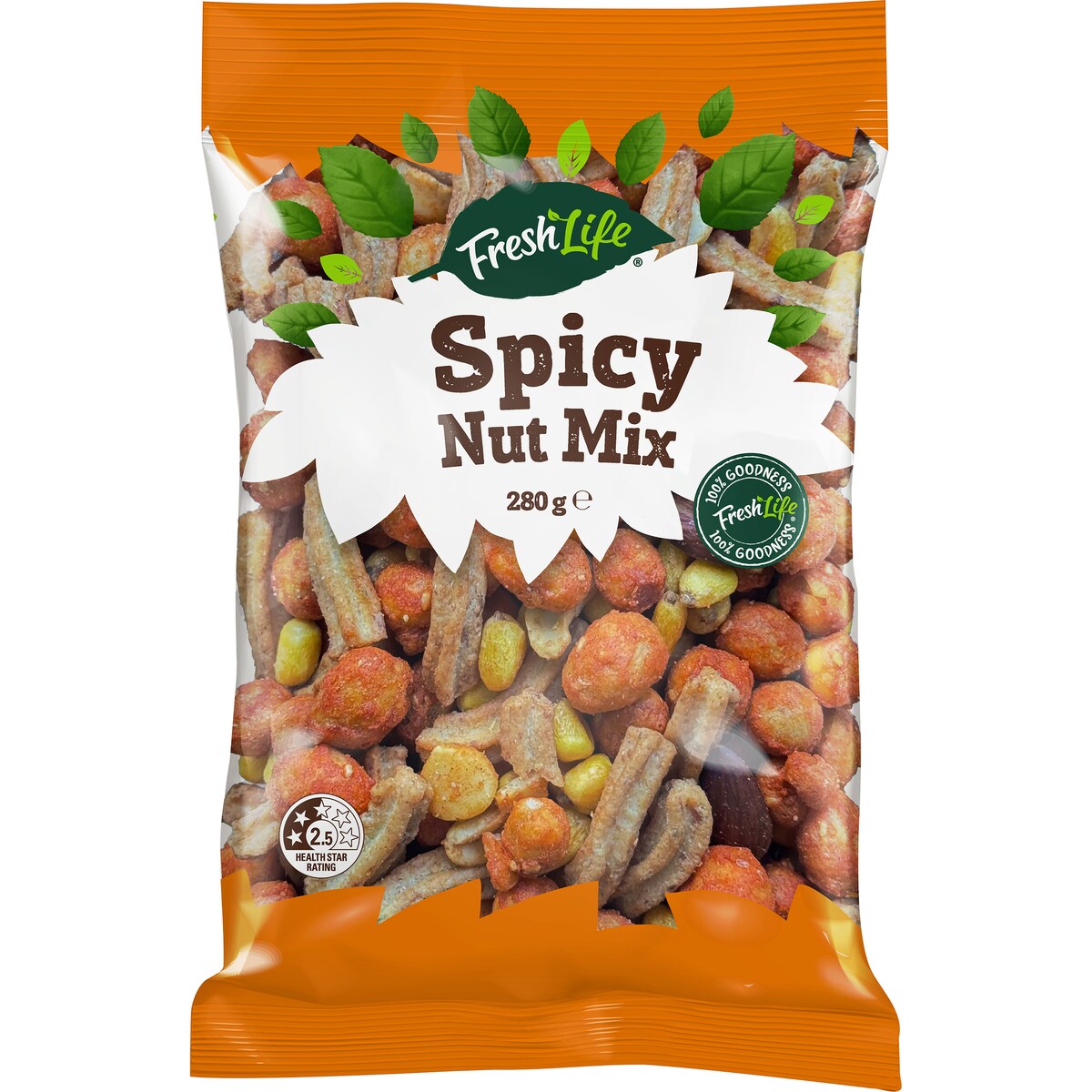 Fresh Life Spicy Nut Mix 280g