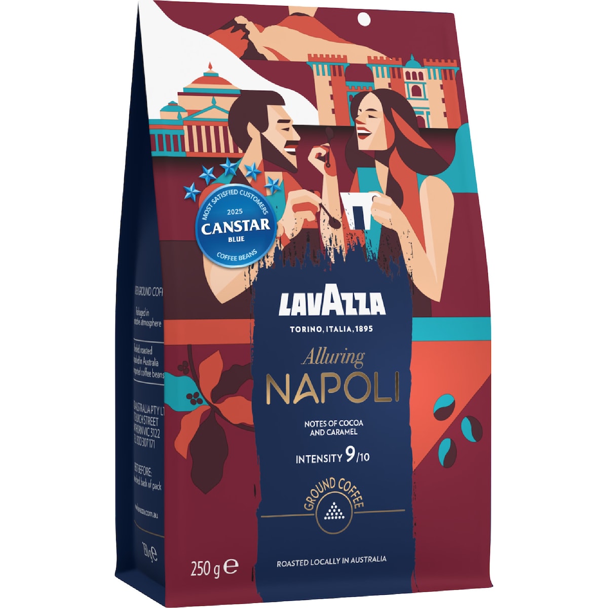 Lavazza Tales Of Italy Napoli Ground Coffee 250g