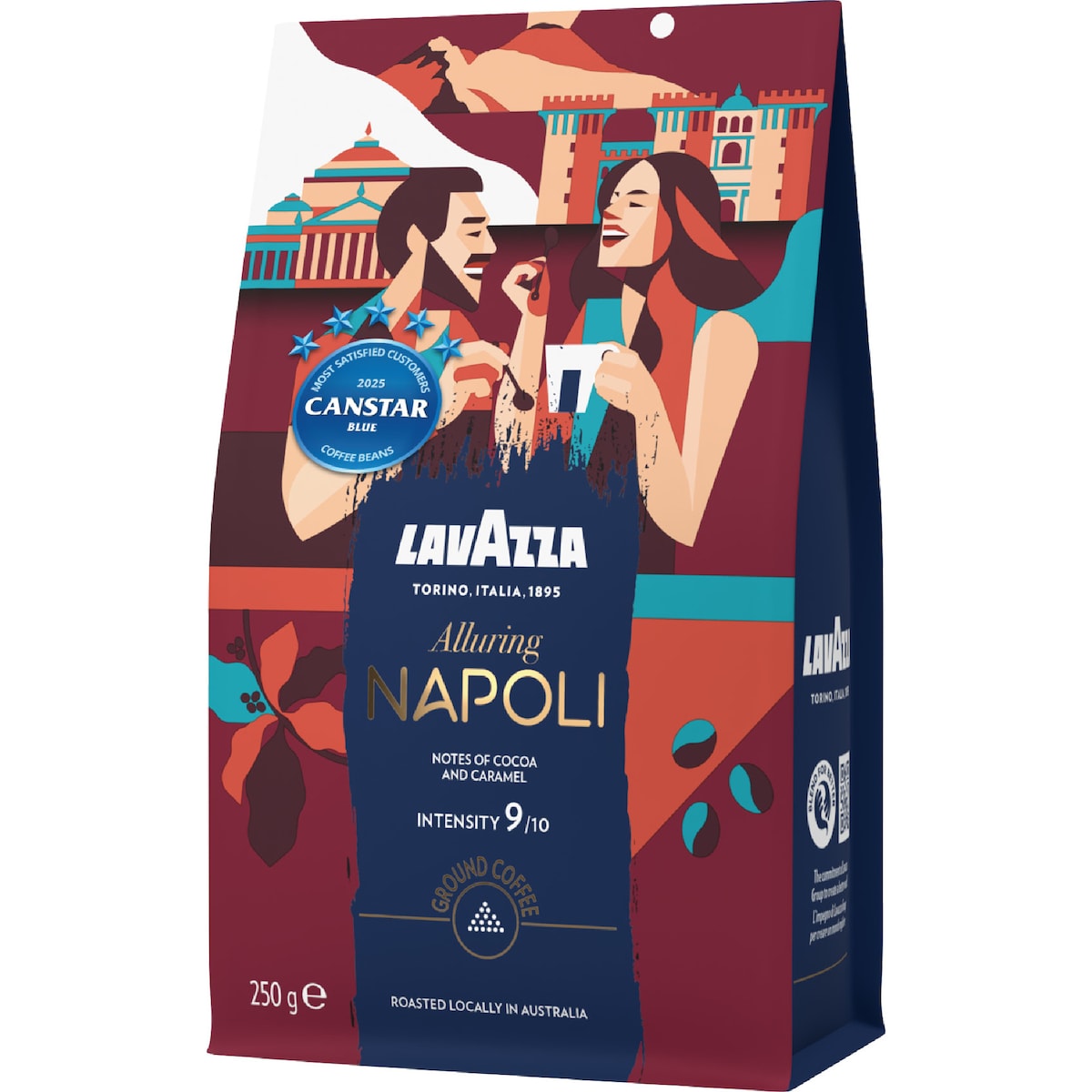 Lavazza Tales Of Italy Napoli Ground Coffee 250g