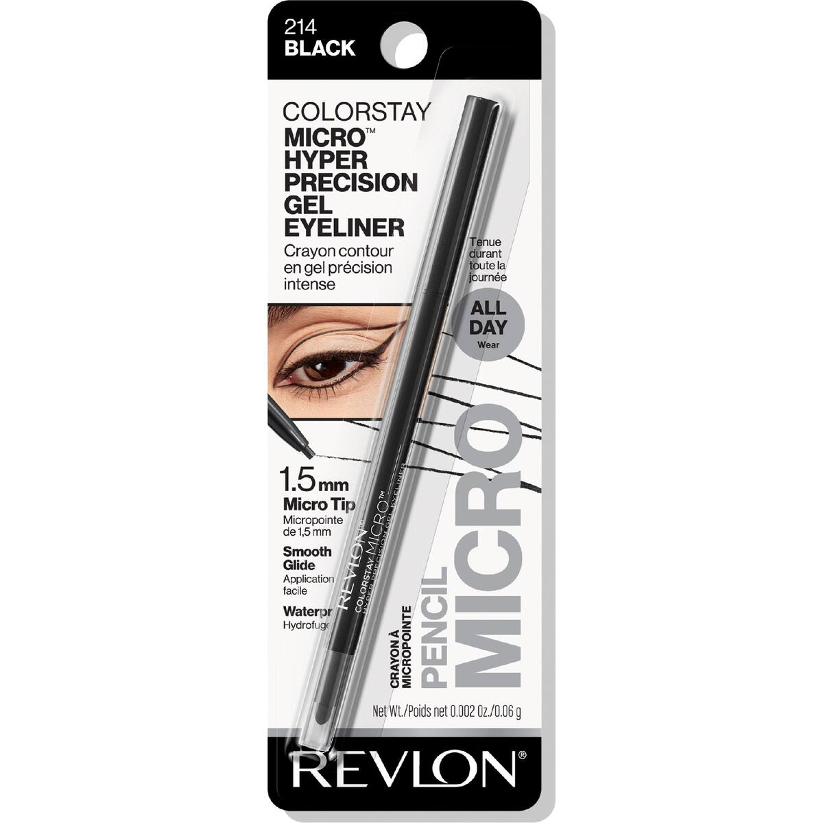 Revlon Colorstay Micro Hyper Precision Gel Liner Black Each