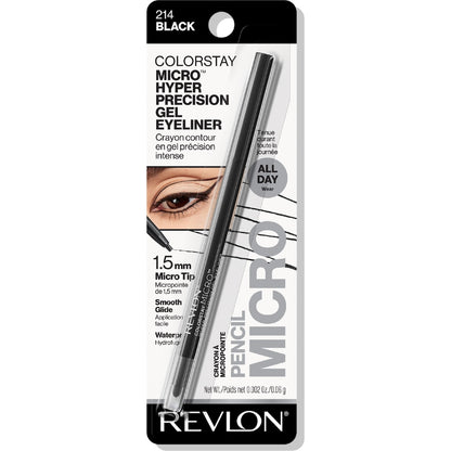 Revlon Colorstay Micro Hyper Precision Gel Liner Black Each