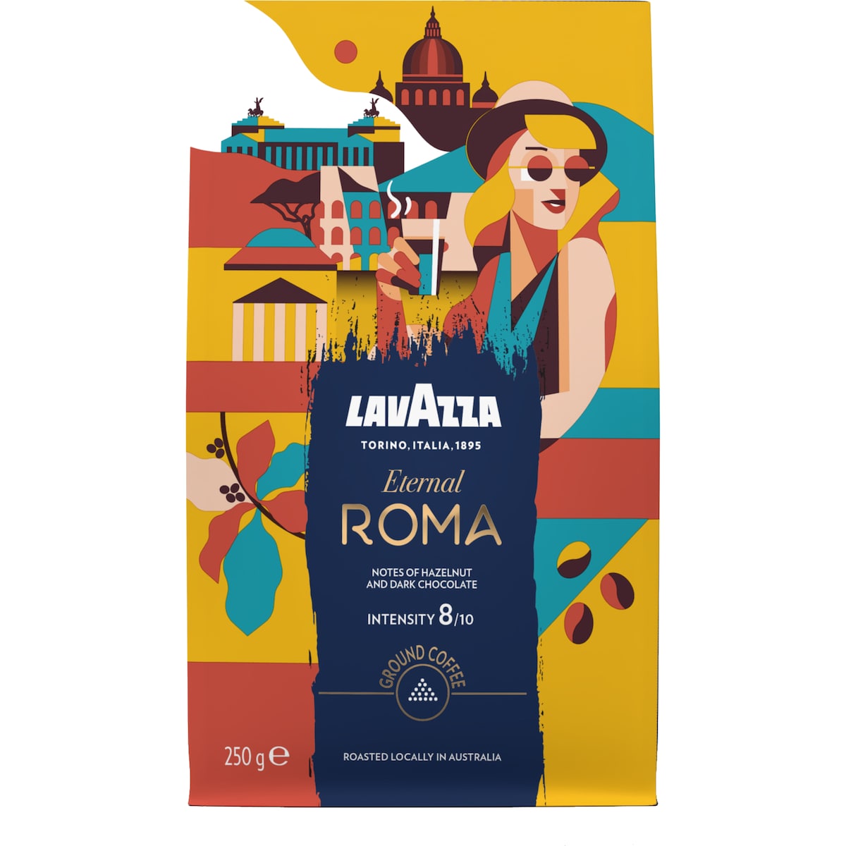 Lavazza Tales Of Italy Roma Ground Coffee 250g