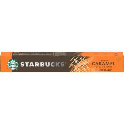 Starbucks by Nespresso Smooth Caramel Flavoured Coffee Pods Capsules 10 Pack