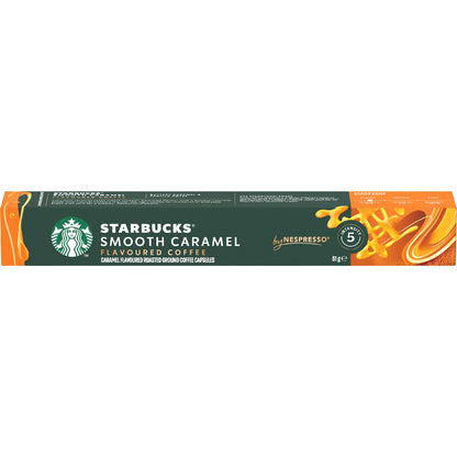 Starbucks By Nespresso Smooth Caramel Flavoured Coffee Pods 10 Pack