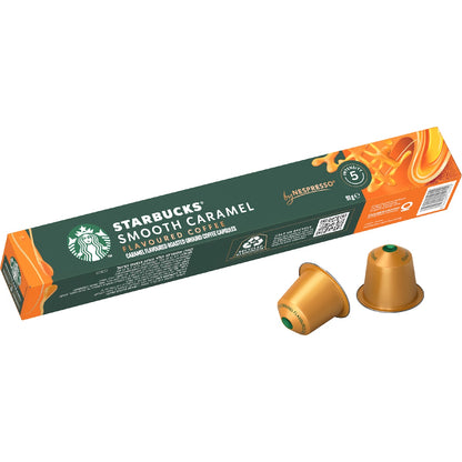 Starbucks By Nespresso Smooth Caramel Flavoured Coffee Pods 10 Pack