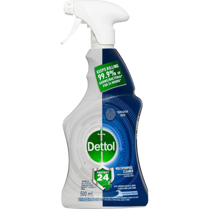 Dettol Protect 24 Hour Multipurpose Cleaning Spray Ocean Fresh 500ml