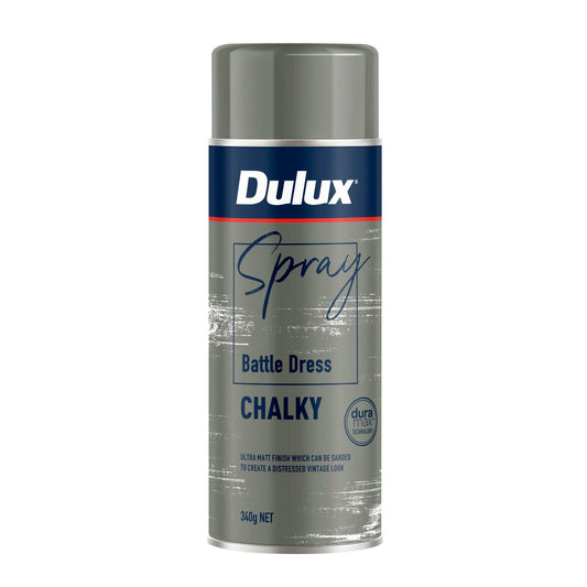 Dulux Spray Paint Chalky - 340g - Battle Dress