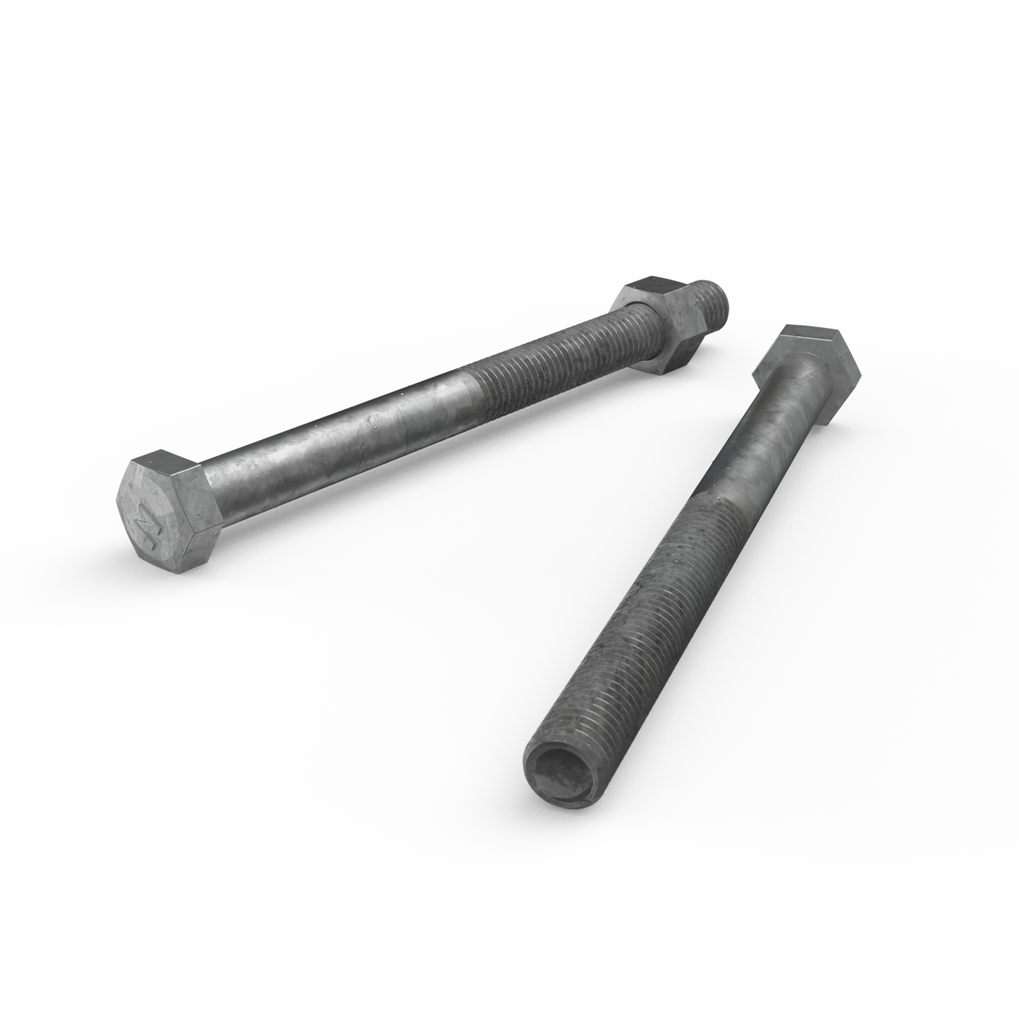 Zenith M12 x 150mm - Hot Dip Galvanised Hex Head Bolts & Nuts