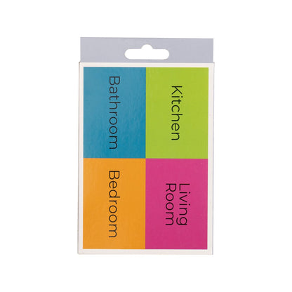 Packz Room Labels - 110 x 75mm - 60 Pack