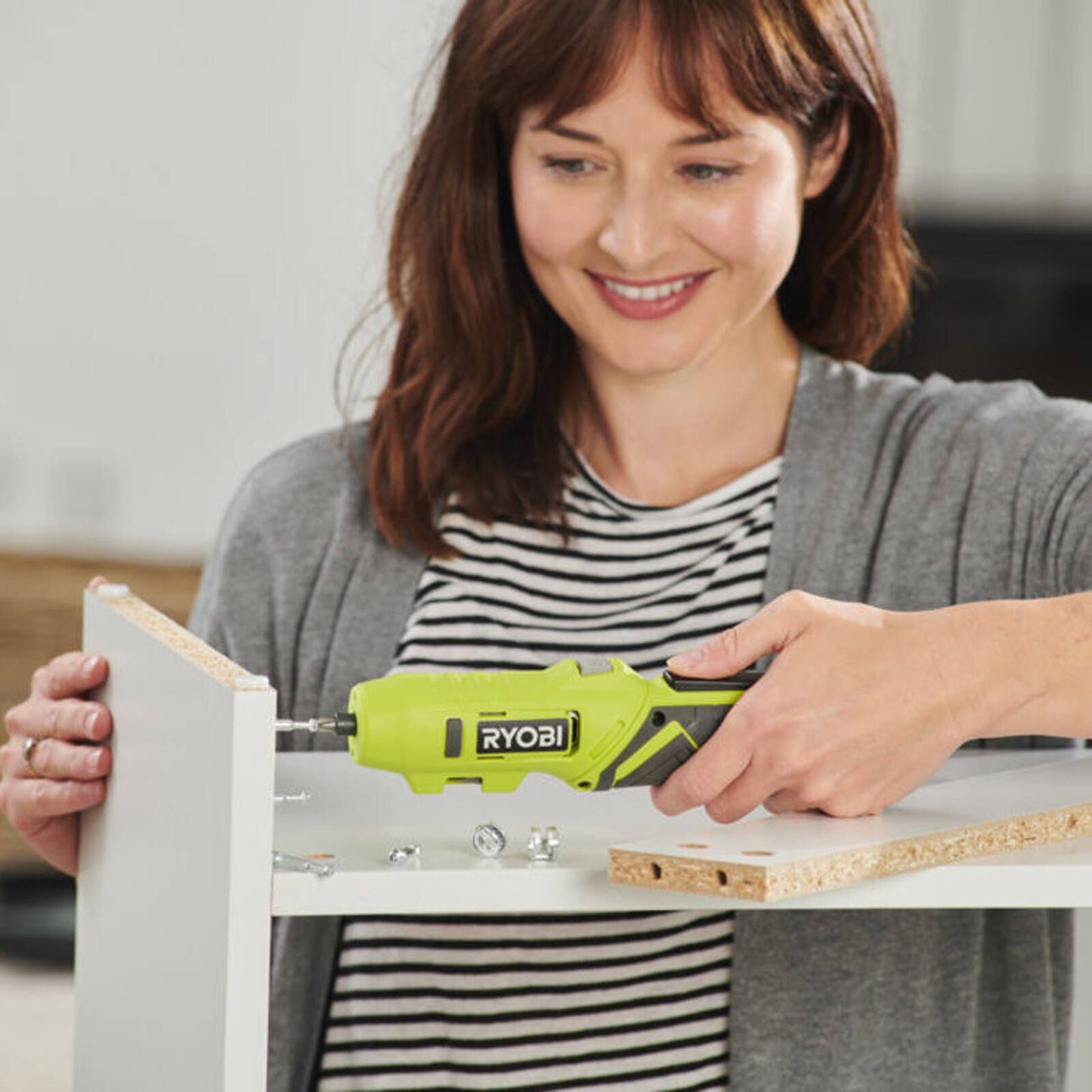 Ryobi USB Lithium Twist Grip Screwdriver - 152 x 44 x 164mm - 2Ah Kit