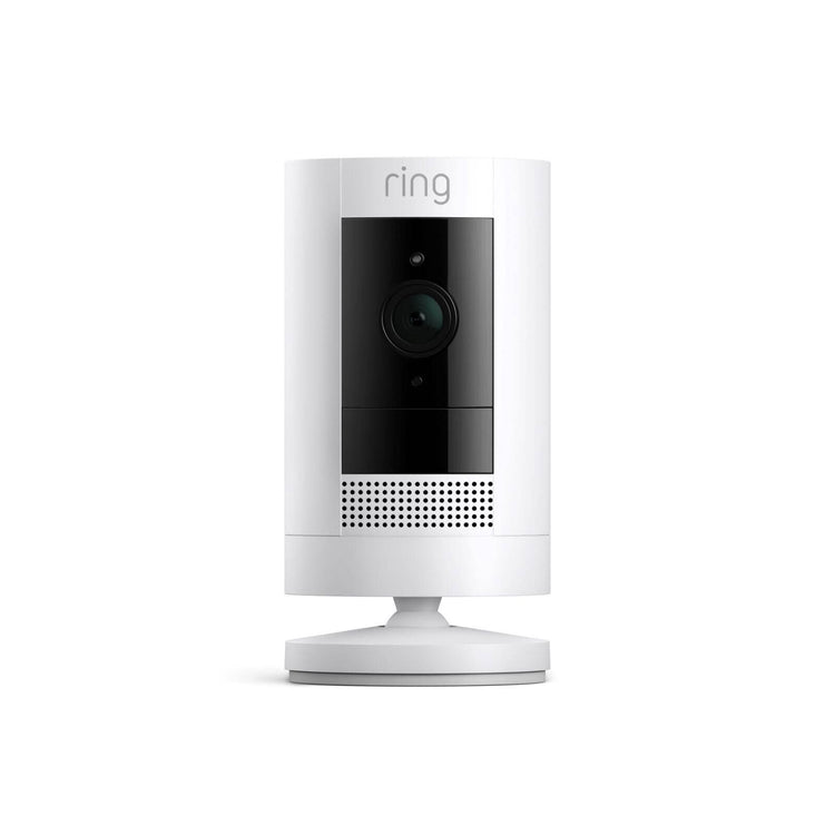 Ring White Outdoor Camera Stick Up Battery Cam