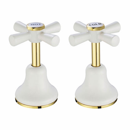 Shaw Mason Ivory Basin Top Assembly - 130 x 91 x 130mm
