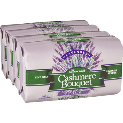 Cashmere Bouquet Bar Soap Lavender 100g X4 Pack
