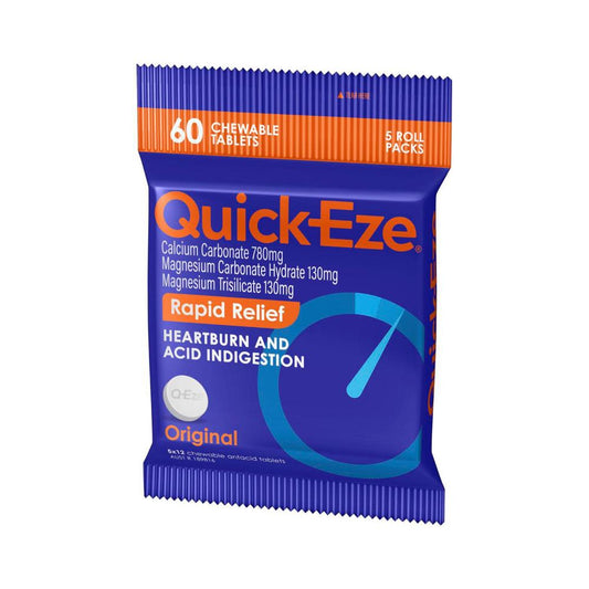 Quick-Eze Antacid Original Tablets - 5 pack