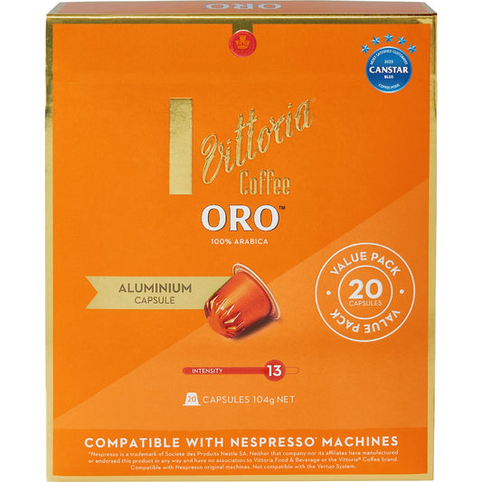 Vittoria Oro Capsules 20 Pack