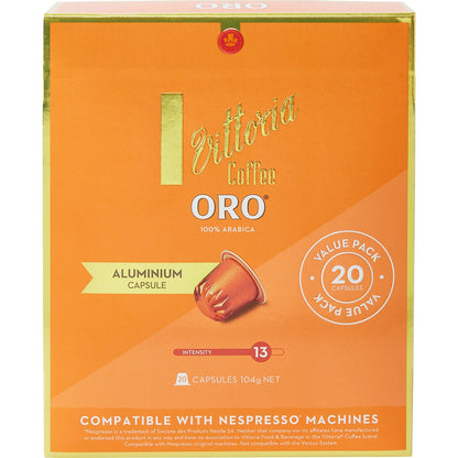 Vittoria Oro Capsules 20 pack